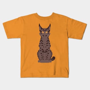 Minimalist Eurasian Lynx Kids T-Shirt